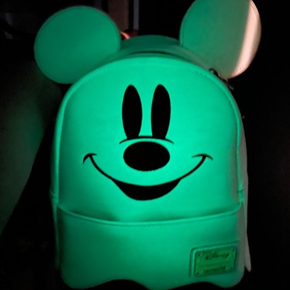 Loungefly Disney Ghost Mickey Backpack - Picture 6 of 6